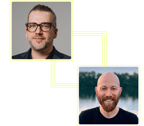 Jan Griesel, CEO & Gründer PlentyONE; Ken Knoll CPO PlentyONE