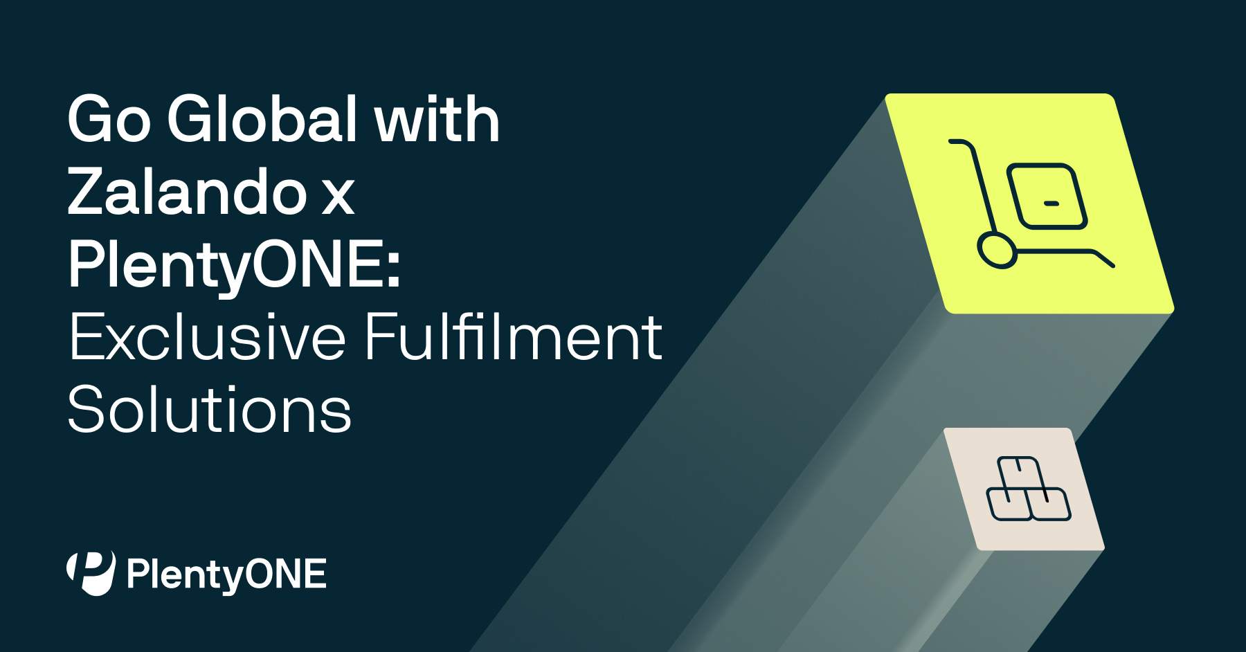 Banner: Go Global with Zalando x PlentyONE: Exclusive Fulfilment Solutions